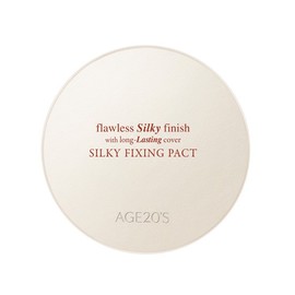 AGE20'S Silky Fixing Pact (Main Product + 1 Refill) (SPF50+) - Silky Fixing Pact No. 21 / AGE20'S [에이지투웨니스] 실키 픽싱 팩트(본품+리필1) (SPF50+) - 실키픽싱팩트 21호