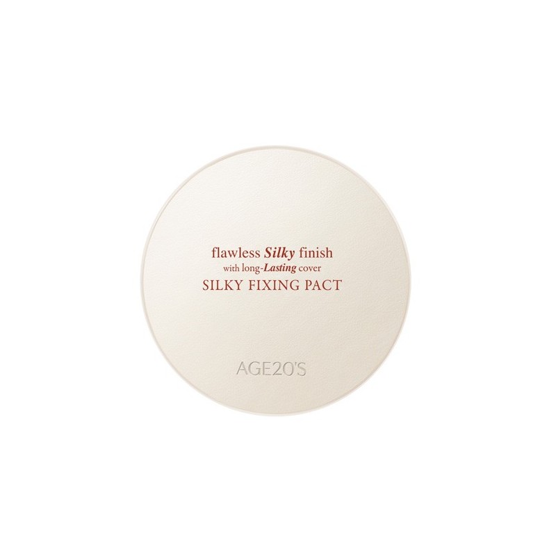 AGE20'S Silky Fixing Pact (Main Product + 1 Refill) (SPF50+)