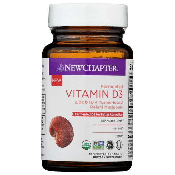 New Chapter Fermented Vitamin d3, 30 Count