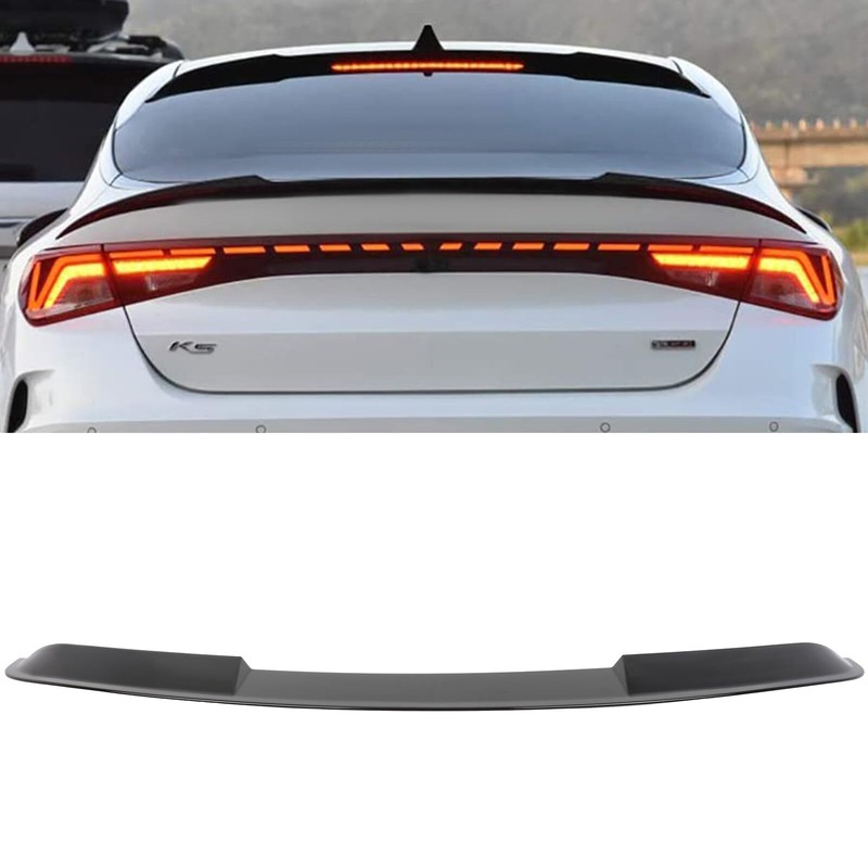 OCPTY 1PC Glossy Black Rear Window Roof Spoiler Compatible with