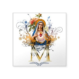 CafePress Immaculate Heart of Mary Sticker (Square 50 pk)