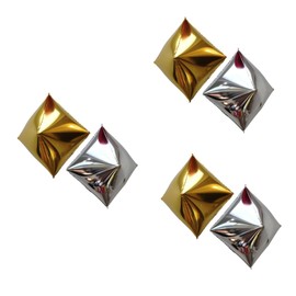 jojofuny 12 Pcs Baby Shower Foil Balloons Party Decorative Cube Balloons Birthday Shaped Balloons Square Balloons Decor Engagement Balloons Wedding Decor Wedding Décor Diamond 4d