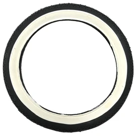 Bicycle Tires, Black and White Tires, 14 x 1.75 (1.5) 14321