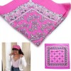 Mexico 12 Paliacates Bandana Pañuelo Moda Estampados Rosa
