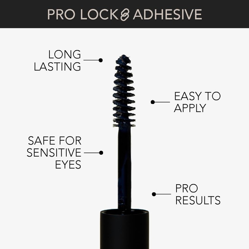 Pro Lash Pro Lock Adhesive - Longest-Lasting, Easiest-to-Apply Lash Glue