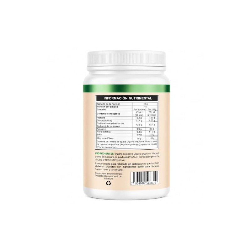 Fibra Digestiva 100% Natural - 600g