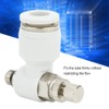 50Pcs Air Flow Control Valve Pneumatic White Adjustment Durable Quick