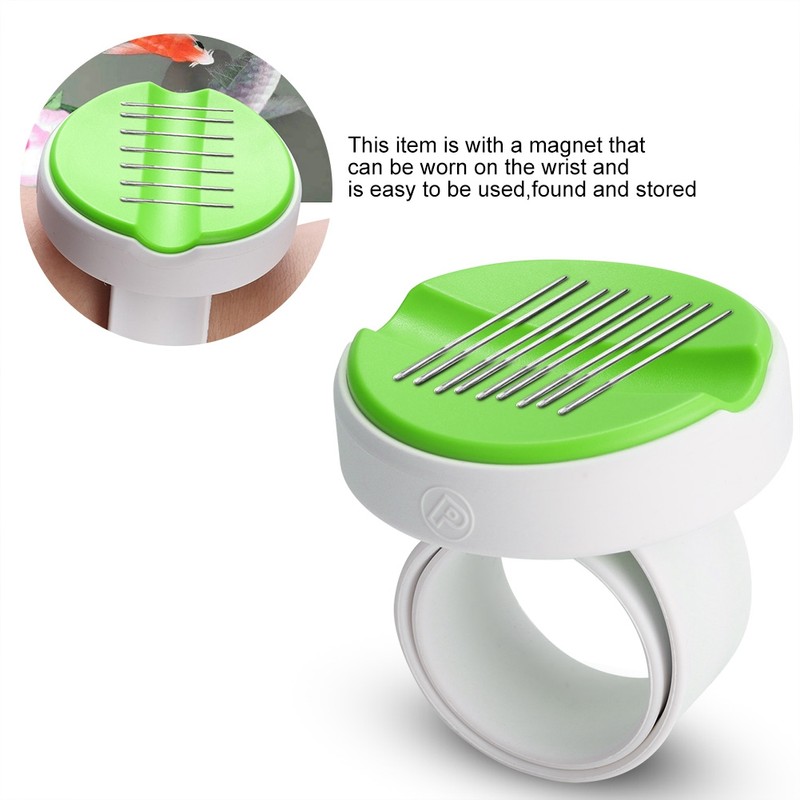Magnetic Pin Cushion Sewing Storage Wrist Clip Screw Knitting Magnet