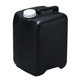 Mizuho Kasei Kogyo 0186BK Flat Can, Square Shape, 3.2 gal (10 L), Black