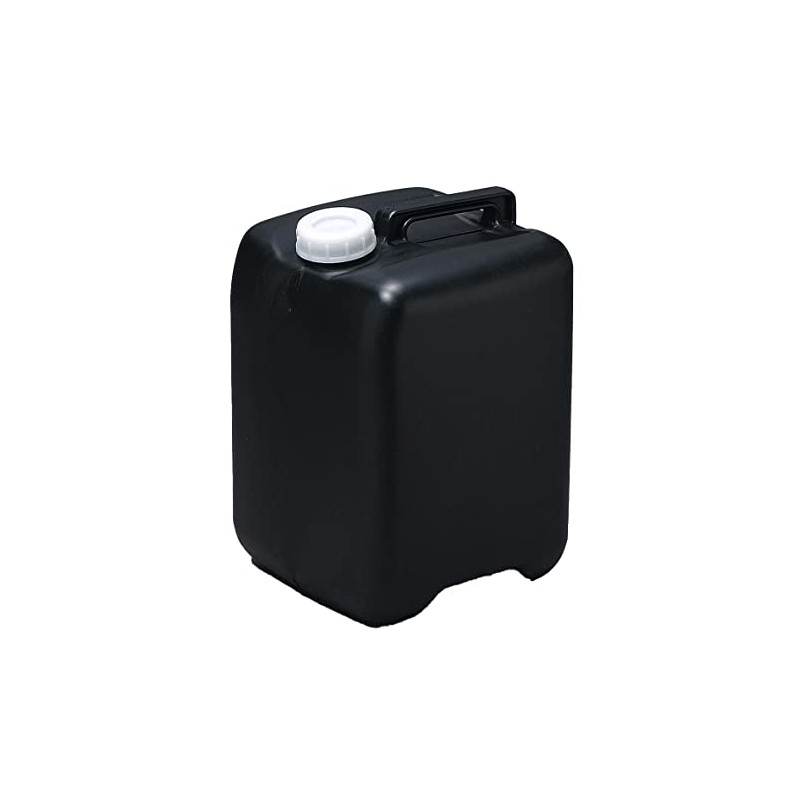 Mizuho Kasei Kogyo 0186BK Flat Can, Square Shape, 3.2 gal