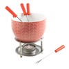 Mastrad Fondue Set - Includes Ceramic Fondue Pot, Stainless Steel