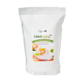 MonkSweet Plus - 5 lb bag - Monk Fruit, Stevia & Erythritol Blend NonGMO Low Carb Sweetener