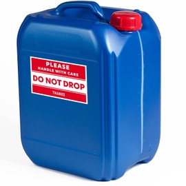 ChromaLabel 3 x 5 "Handle with Care" Shipping Handling Labels, 100 Roll