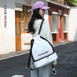 Unisex Dry & Wet Separation Waterproof Sports Backpack - Large Capacity Swim & Gym Bag for Men & Women Black Swim Bag / 45*30*20cm 2ea