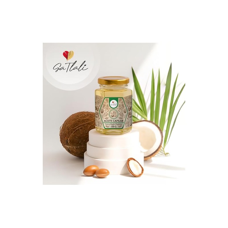 Aceite Capilar - Brillo - Hidratación - Suavidad - Coco