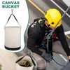 Utility Canvas Bucket 15" x 12" All Purpose Truck Tool
