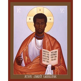 Trinity Stores Religious Art Giclee Print - 8x10 Jesus Christ: Liberator by Br. Robert Lentz, OFM