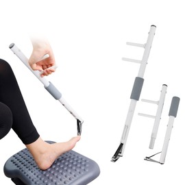 Cortaúñas de mango largo con apertura de mandíbula ancha, doblado libre, para uñas gruesas, para personas mayores, sobrepeso, discapacitados con artritis, herramientas auxiliares de pedicura de fácil alcance (XS-longitud 19.7 pulgadas)