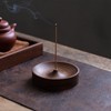Cozioz Black Walnut Incense Holder – Solid Wood Burner with