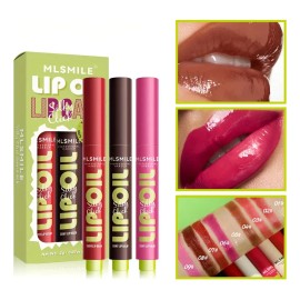 3pcs Solid Lipstick Set Moisturizing Shining Non Sticky Cup