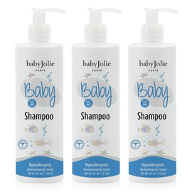 Baby Jolie Baby Shampoo | Tear-Free | Hypoallergenic | Gentle for Baby & Kids (Pack of 3)