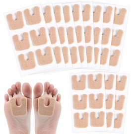 72pcs Callus Pads, Comfortable Felt Callus Cushions for Bottom Foot Corn Pads Feet Corn Patches Callus Cushions for Toes Foot Care Supply for Men and Women (U Shaped)
