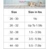 Babyprem Baby Pack of 2 Anti Scratch Mittens Premature Clothes
