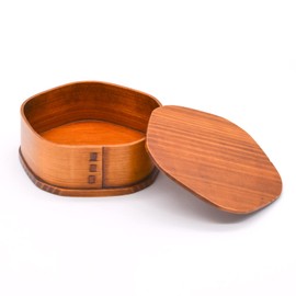 Wakayama Wappa Bento Box Store A-36-273233 Magewappa Wooden Lacquered Lunch Box, Approx. 5.1 inches (13 cm), Single Tier, Cherry Blossom Type