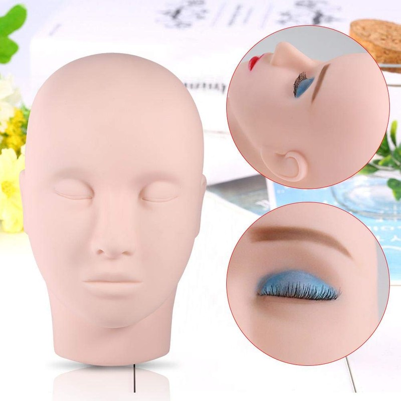 Make-up practice head 1 piece improved practice mannequin training head