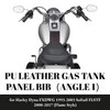 AC-MTORC PU Leather Gas Tank Panel Bib for Harley Softail