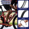 flintronic 4 PCS Lightweight Bicycle Clips, Powerful Reflective Cycling Trouser