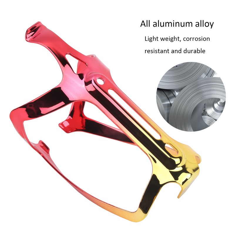Aluminum Alloy Mountain Bike Water Bottle Holder Cage Bottle Secure