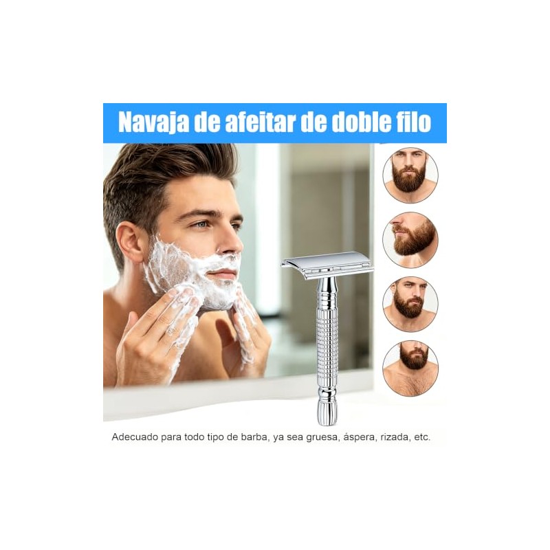 Rastrillos para Afeitar Hombre Clasico con 20 Cuchillas
