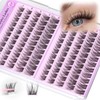 Yawamica Self Adhesive Eyelashes Wispy Lash Clusters No Glue Needed