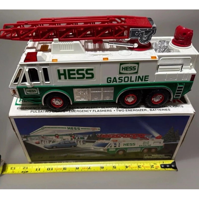 Hess Vintage Hess Emergency Truck Collectible Toy Gas Demo 1996