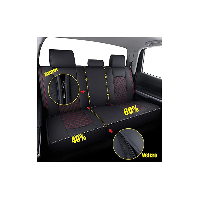 YIERTAI Back Seat Covers for 2008-2022 2023 2024 2025 2026