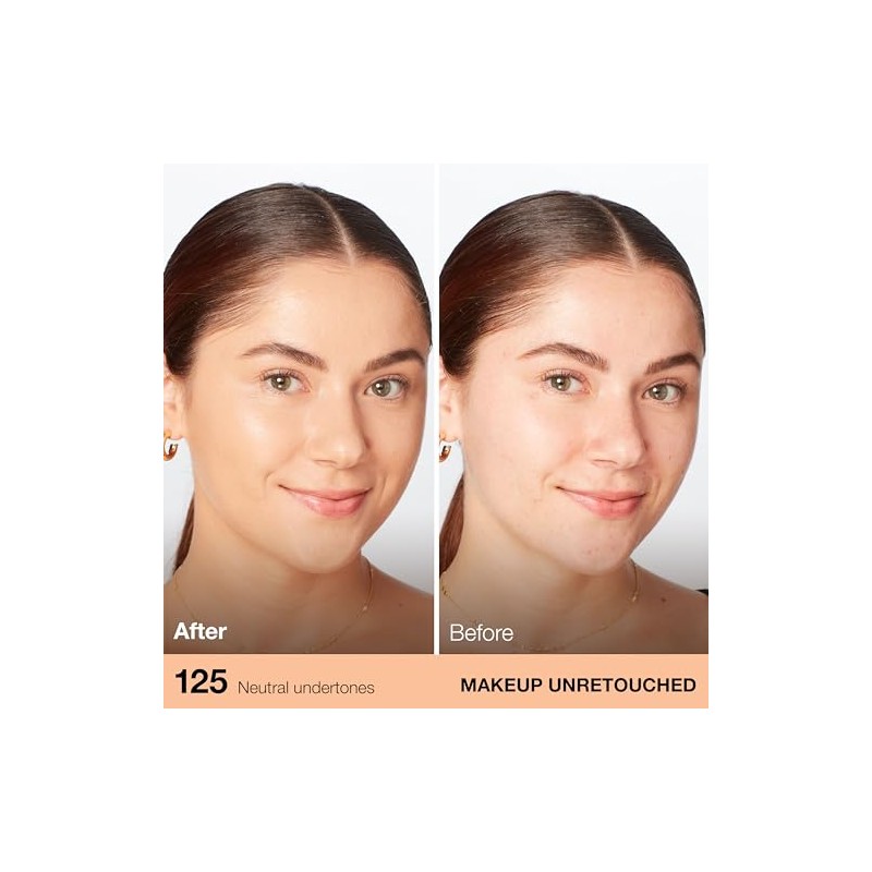 Maybelline Base de Maquillaje Fit Me Hidratante, 125 Nude Beige