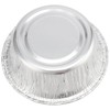 MUKCHAP 100 Pack Foil Pie Dish, 12x8.8x4.5cm Round Aluminum Foil