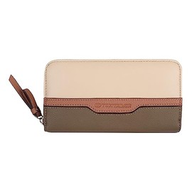 TOM TAILOR Jule Women's Purse Zip Large Beige, Mixed Taupe, 003021
