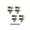 QCAA Toggle Hasp Latch for Small Metal Box, 38mm x