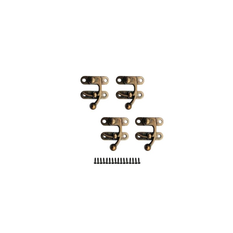 QCAA Toggle Hasp Latch for Small Metal Box, 38mm x