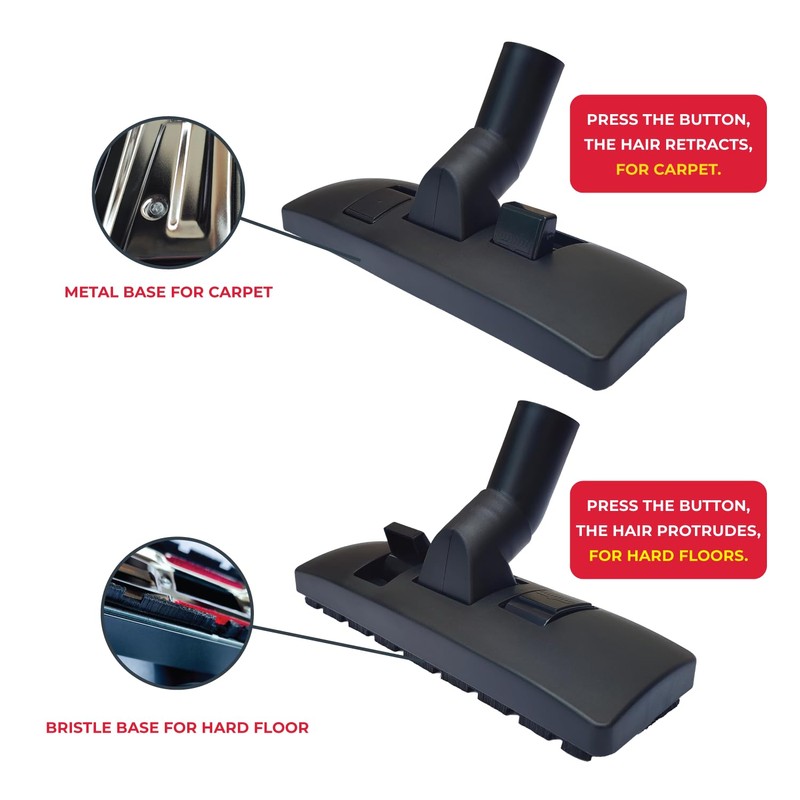 XIMOGO 32mm Premium Henry Hoover Head Replacement - Universal Vacuum