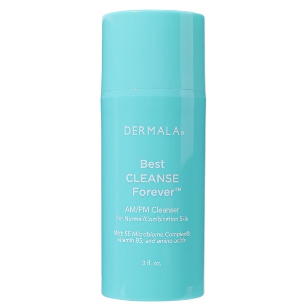 Dermala #FOBO Best CLEANSE Forever AM/PM Cleanser | Natural Gentle pH Balanced Solution for Acne-Prone Pimple-Free Skin | Clarifying Facial Gel for Sensitive Skin | Foaming Acne Wash To Help Prevent & Treat Breakouts