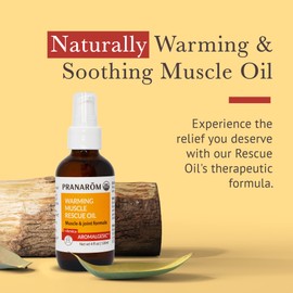 Pranarom - Warming Muscle Rescue Oil - 4oz