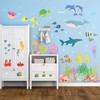 DECOWALL DS9-2014 Under The Sea Wall Stickers Wall Decals Peel