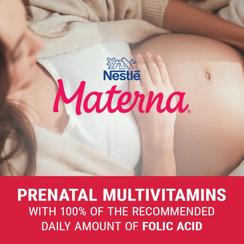 NESTLÉ Materna Prenatal Multivitamin Supplement | Folic Acid | 100