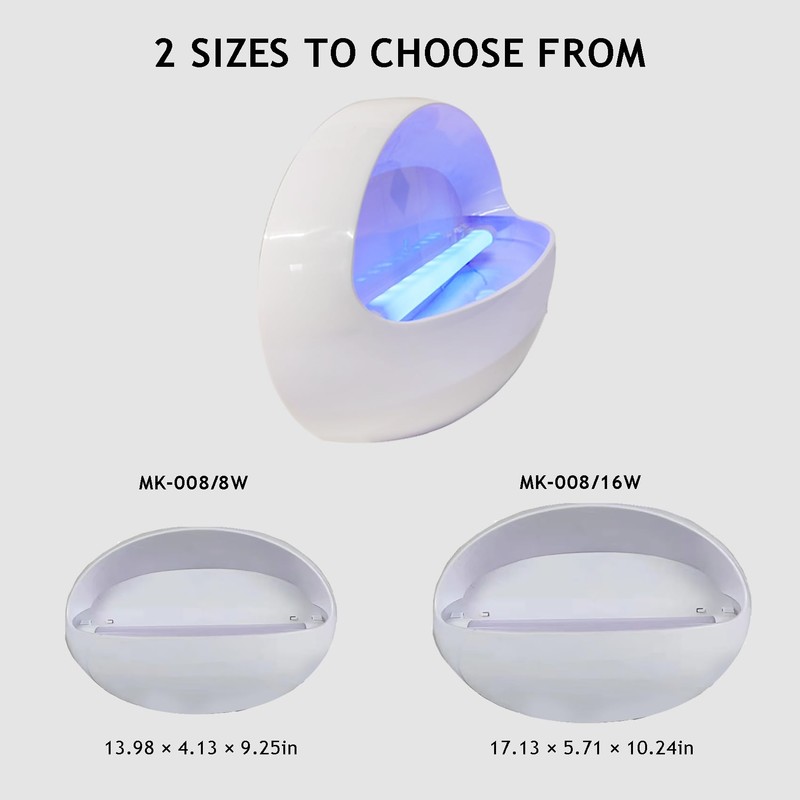 Wall Sconce Mounted Fly Light Trap for Capturing Flies, Moths,