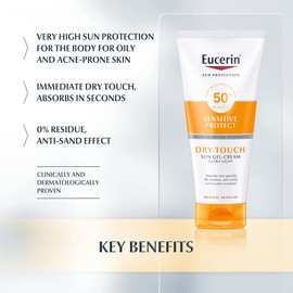 Eucerin Sensitive Protect Dry Touch Sun Gel Cream Ultra Light SPF 50 200 ml