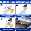 2 Pack Air Conditioner Drain Hose- 3 Ft Portable Leakproof