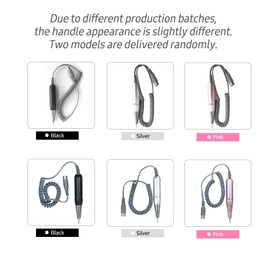 Nail Machine Handpiece Lightweight Easy to Operate Nail Drill Replacement Handle for 202 278 288 Nail Machine